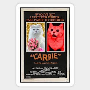 Classic MEOWvies: CARRIE Sticker